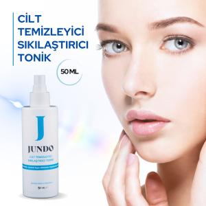 JUNDO 50 ML - Canlandırıcı & Gözenek Sıkılaştırıcı Ve Aydınlatıcı Cilt Temizleyici & Sıkılaştırıcı Tonik - 50 Ml