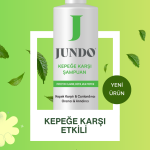 JUNDO Milk Protein, Biotin, Pirocton Olamine İçeren Kepek Karşı Etkili Şampuan