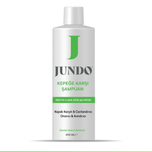 JUNDO Milk Protein, Biotin, Pirocton Olamine İçeren Kepek Karşı Etkili Şampuan