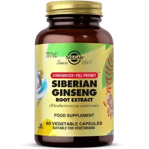 Solgar Siberian Ginseng Root Extract 60 Kapsül