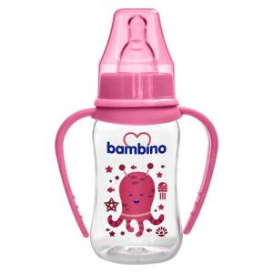 Bambino PP Geniş Ağızlı Kulplu Biberon 150ml