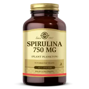 Solgar Spirulina 750 mg 80 Kapsül