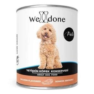 Welldone Somonlu Pate Yetişkin Köpek Konservesi 415 Gr