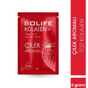 Çilek Aromalı Toz Kolajen