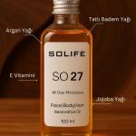 SO 27 Yüz Vücut Saç Onarıcı Yağ - Mucizevi - Tüm Vücut