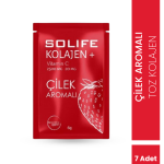 Çilek Aromalı Toz Kolajen 7 adet