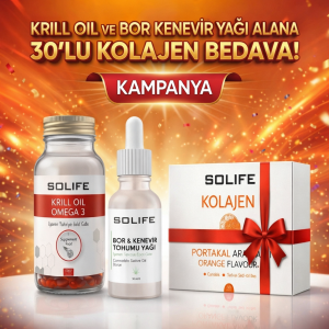 Krill Oil ve Bor Kenevir Tohumu Güç Seti