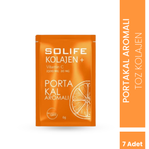 Portakal Aromalı Toz Kolajen 7 adet