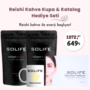 Reishi Kahve Kupa & Katalog Hediye Seti (2'li Reishi Kahve+1 Kupa+1 Katalog)
