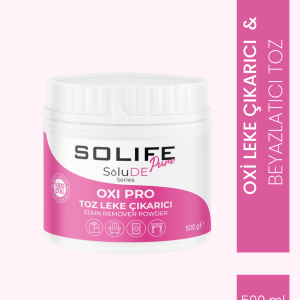 Solife - SoluDE Pure | Oxi Leke Çıkarıcı & Beyazlatıcı Toz – 500 ml