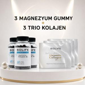 Trio kolajen + Magnezyum Gummy Set